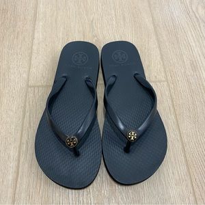 Tory Burch Black Thong Flip Flops